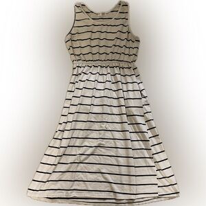 Hount Striped Sleeveless Dress w Pockets 82325